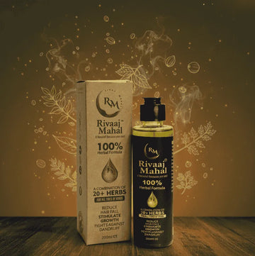 Rivaaj Mahal Hair Oil - 200ml (For All Hair Types | Anti Hair Fall & Growth Oil) - zoomo.shop