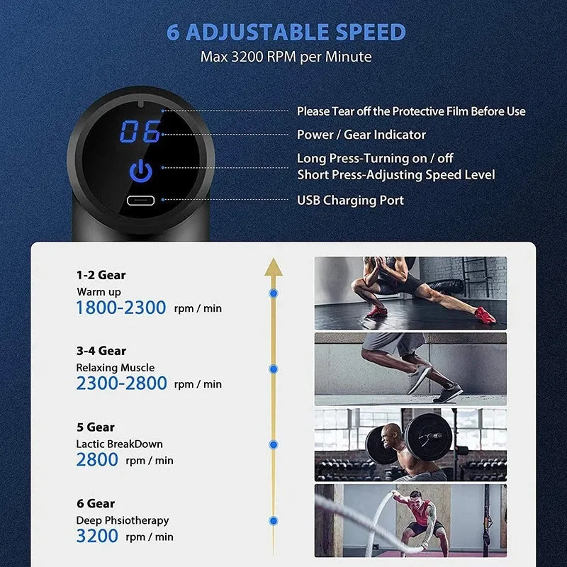 Fitness Massage Gun - zoomo.shop