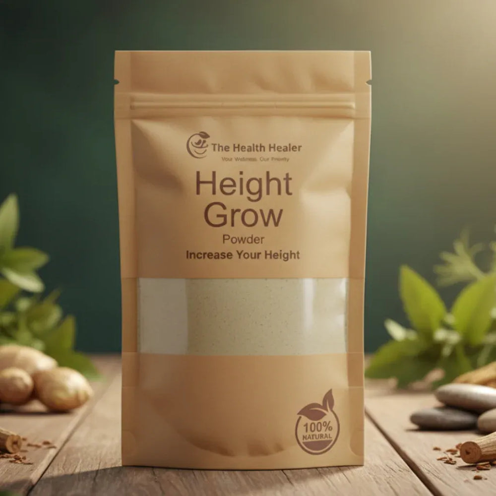 Natural Height Grow Powder (3–5) Inch Growth - Herbal, Safe, and Clinically Tested (100g) - zoomo.shop